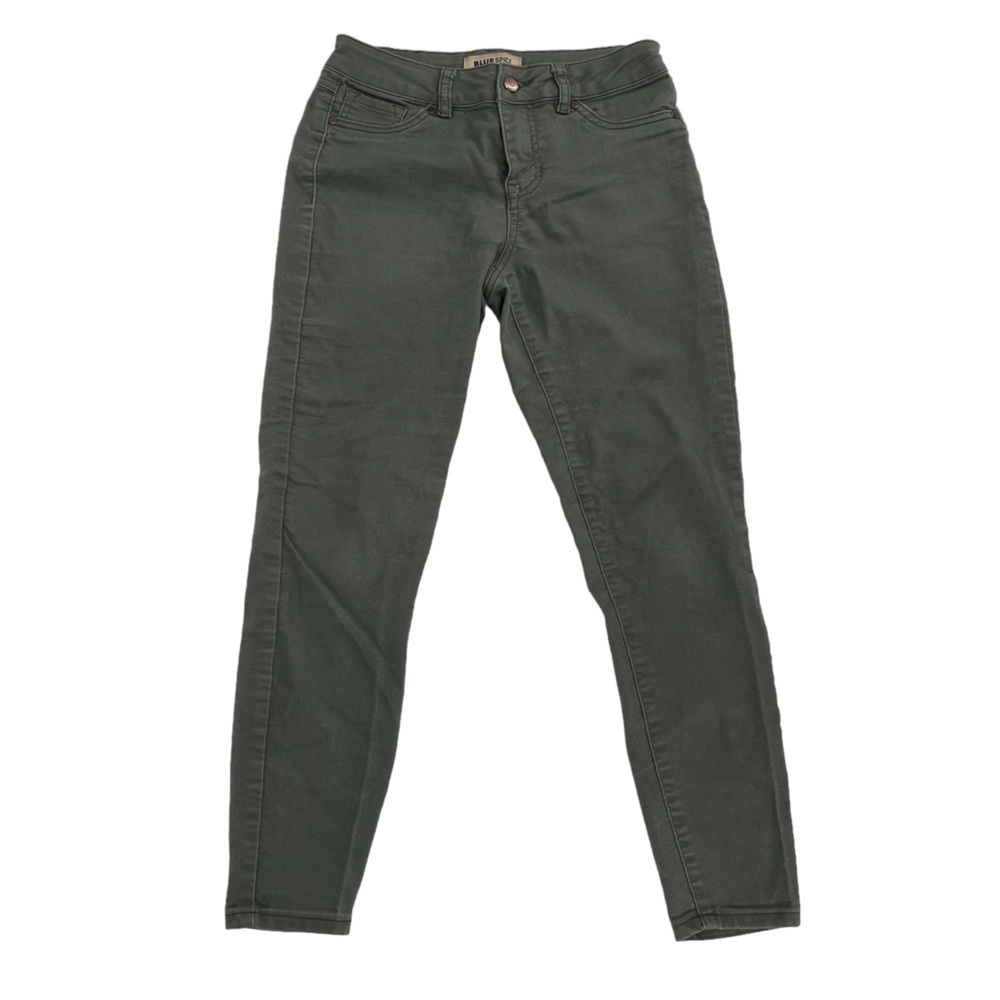 Blue Spice Green Skinny Pants Size 5 Women’s